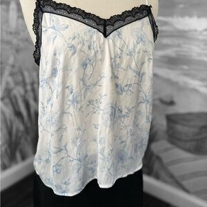 Floral Lace Trim Camisole